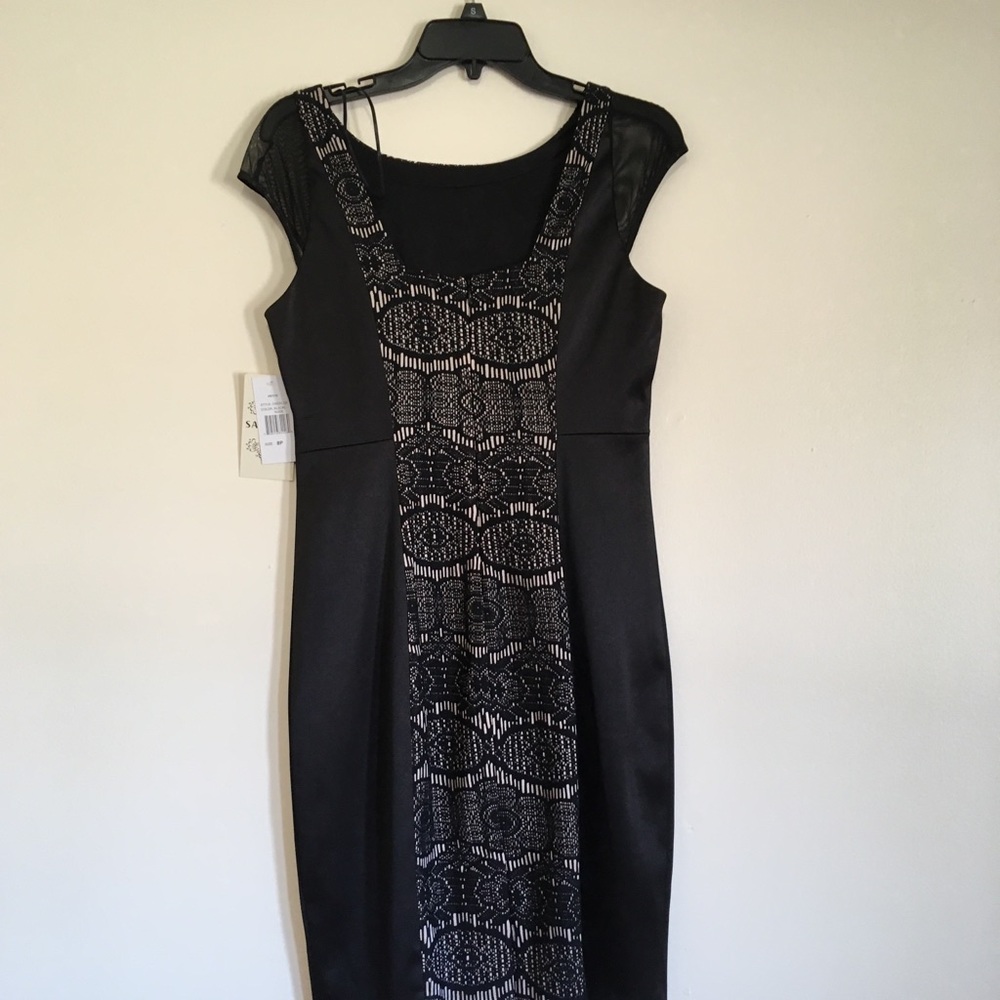 Brand new sexy black and nude dress - Picture 4 of 6